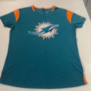 Miami Dolphins office t shirt, Size M, worn 1x